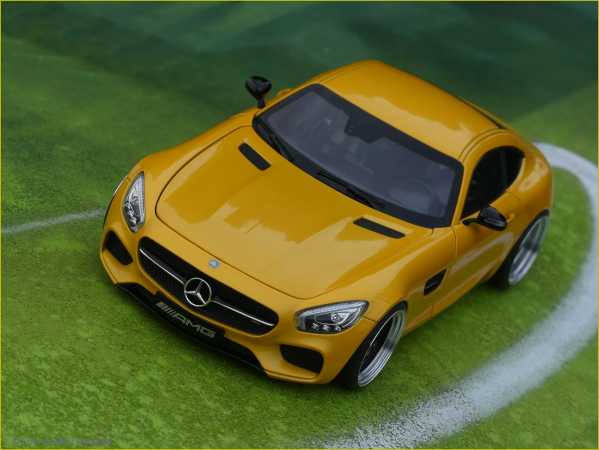 1:18 MERCEDES-BENZ AMG GTS "SOLARBEAN GELB" 2014 IAA